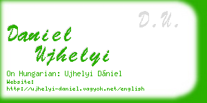daniel ujhelyi business card